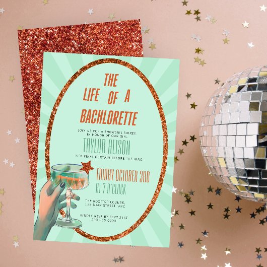 Het leven van een Bachlorette uitnodiging
