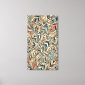 Het leven van een blad canvas afdruk (Voorkant)