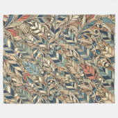 Het leven van een blad fleece deken (Voorkant (Horizontaal))