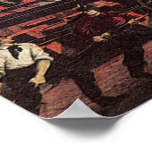 Het leven van een brandweerman,  Business Brandwee Poster (Hoek)