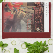 Het leven van een brandweerman,  Business Brandwee Theedoek (Gevouwen)