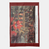 Het leven van een brandweerman,  Business Brandwee Theedoek (Verticaal)