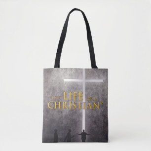 Het leven van een Christelijke Canvas tas