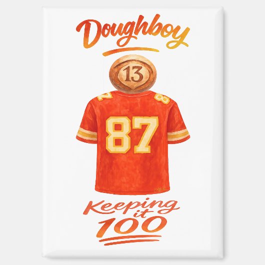 Het leven van een Doughboy die het authentiek houd Magneet (Voorkant)