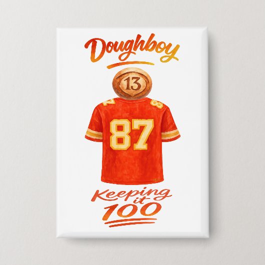 Het leven van een Doughboy die het echt houdt Button (Voorkant)