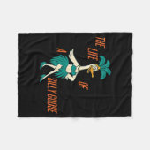 Het Leven Van Een Dwaze Gans Grappige Trendy Meme Fleece Deken (Voorkant (Horizontaal))