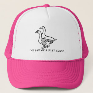 Het leven van een Gekke Goose Funny Trendy Meme Sh Trucker Pet