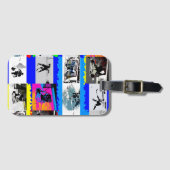 Het leven van een hockeyspeler - IJshockey Bagagelabel (Voorkant (horizontaal))