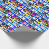 Het leven van een hockeyspeler - IJshockey Cadeaupapier (Hoek)