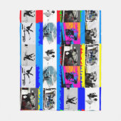 Het leven van een hockeyspeler - IJshockey Fleece Deken (Voorkant)