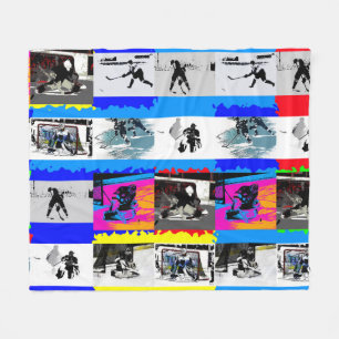 Het leven van een hockeyspeler - IJshockey Fleece Deken