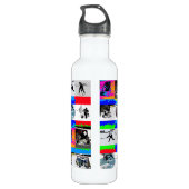 Het leven van een hockeyspeler - IJshockey Waterfles (Achterkant)