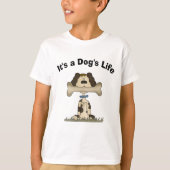 Het leven van een hond t-shirt (Voorkant)