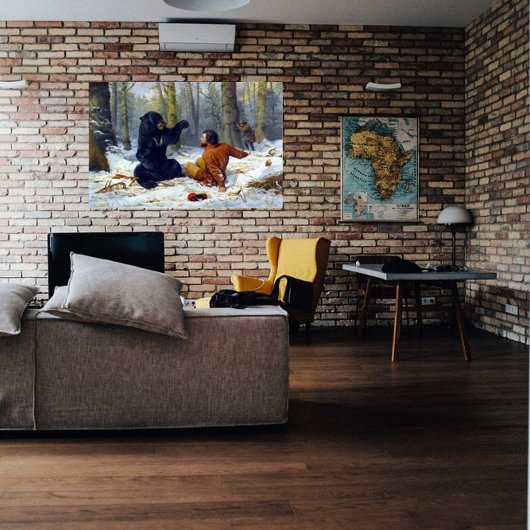 Het leven van een jager  Een benarde positie Arthu Poster