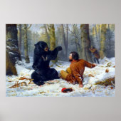 Het leven van een jager  Een benarde positie Arthu Poster (Voorkant)