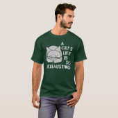 Het leven van een kat t-shirt (Voorkant volledig)