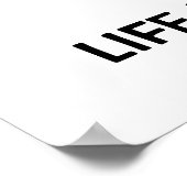 Het leven van een mooie rit met je motor poster (Hoek)