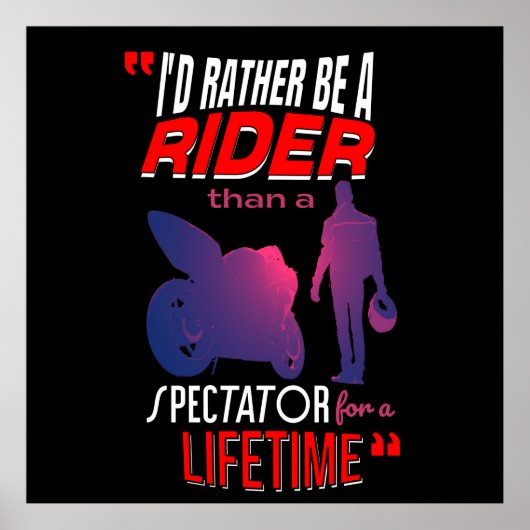 Het leven van een motorrijder: rijden, niet kijken poster (Voorkant)