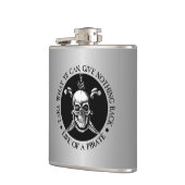 Het leven van een piraat - neem wat je kunt heupfles (Links)