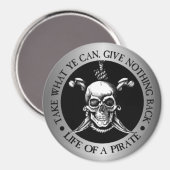 Het leven van een piraat - neem wat je kunt magneet (Voorkant / Achterkant)