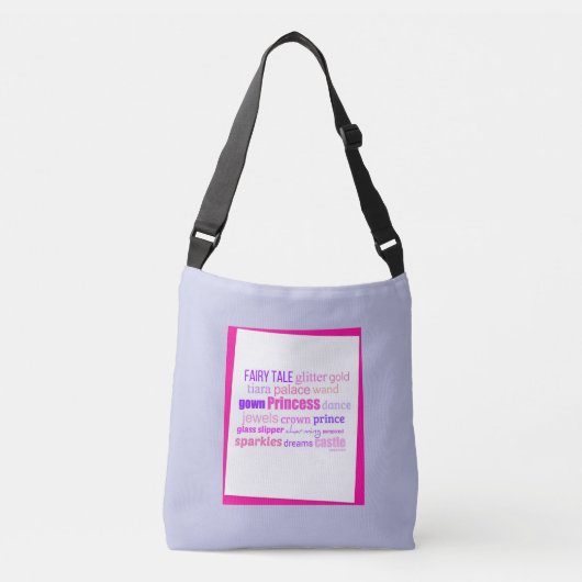 Het leven van een prinses crossbody tas (Voorkant)