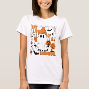 Het leven van een showghoul Halloween kostuum Bow T-shirt
