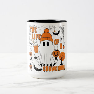Het leven van een showghoul Halloween kostuum Bow Tweekleurige Koffiemok