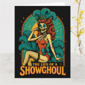 Het Leven van een Showghoul Kaart (Gele Bloem)
