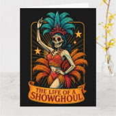 Het leven van een Showghoul Kaart (Gele Bloem)