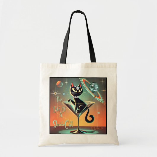 Het Leven Van Een Showgirl Kat Tote Bag (Voorkant)