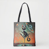 Het Leven Van Een Showgirl Kat Tote Bag (Voorkant)