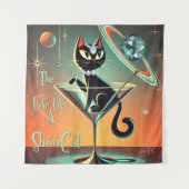 Het Leven Van Een Showgirl Kat Wandkleed (Voorkant)