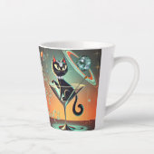 Het leven van een showgirl latte mok (Rechts)