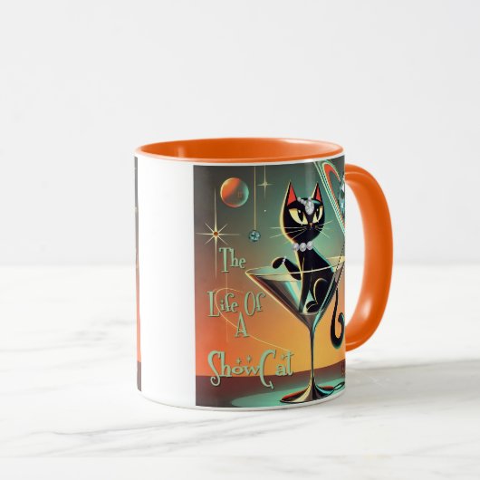 Het leven van een showgirl mok (Voorkant rechts)