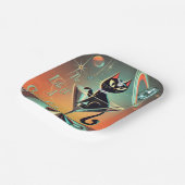 Het leven van een showgirl papieren bordje (Gebogen)