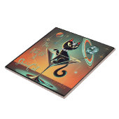 Het leven van een showgirl tegeltje (Zijkant)