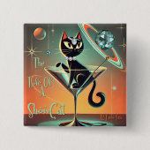 Het leven van een showgirl vierkante button 5,1 cm (Voorkant)