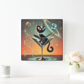 Het leven van een showgirl vierkante klok (Huis)