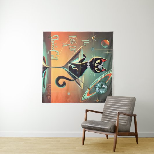 Het leven van een showgirl wandkleed (In Situ (horizontaal))