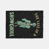 Het leven van een showhoul grappige Halloween Fleece Deken (Voorkant (Horizontaal))