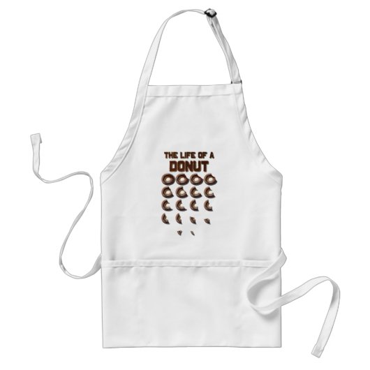 Het leven van een standaardSchort voor donut Standaard Schort (Voorkant)