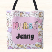 Het leven van een verpleegster tote bag