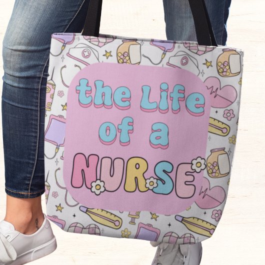 Het leven van een verpleegster tote bag