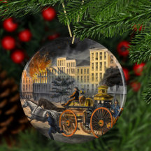 Het leven van een vuurman  kerst in de lithograaf
