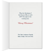 Het leven van elke Christelijke kerstkaart (Binnen (Rechts))