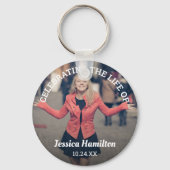 Het leven van fotogedenkteken vieren sleutelhanger (Voorkant)