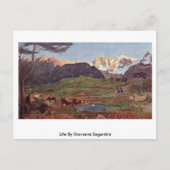 Het leven van Giovanni Segantini Briefkaart (Voorkant)