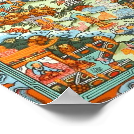 Het leven van het Boeddha-Poster Poster (Hoek)