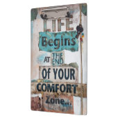 Het leven van het citaat begint aan het eind van d klembord (Links)