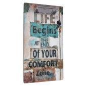 Het leven van het citaat begint aan het eind van d klembord (Rechts)